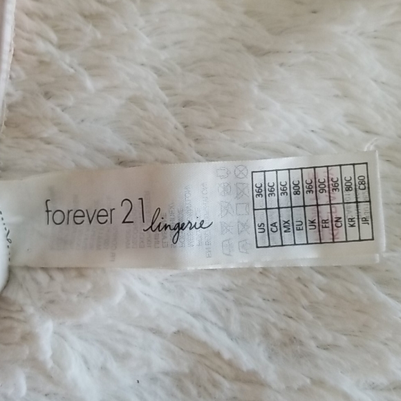 Forever 21 Lingerie Lace Bra Size 36 C - Picture 6 of 16